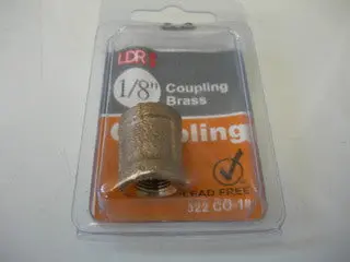 Coupling - 1/8" Npt - Brass 1