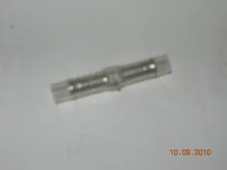 Splice, Butt - Clear - 24-22 Awg - Insulated - Amp 1
