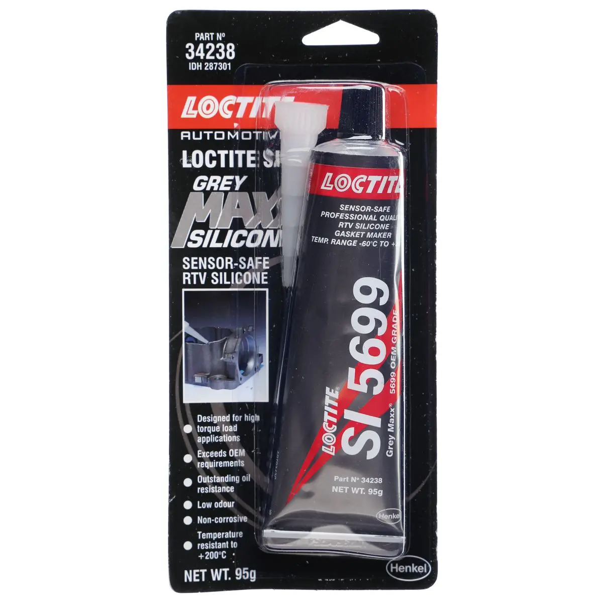 Loctite  Si 5699  Grey  Maxx  Silicone  95Gm Si-5699-095G/Loctite 1