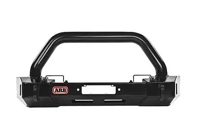 Arb Usa Stubby Front Bumper (Textured Black Powdercoat) For '07-'18 Jeep Wrangler Jk / Jku 1