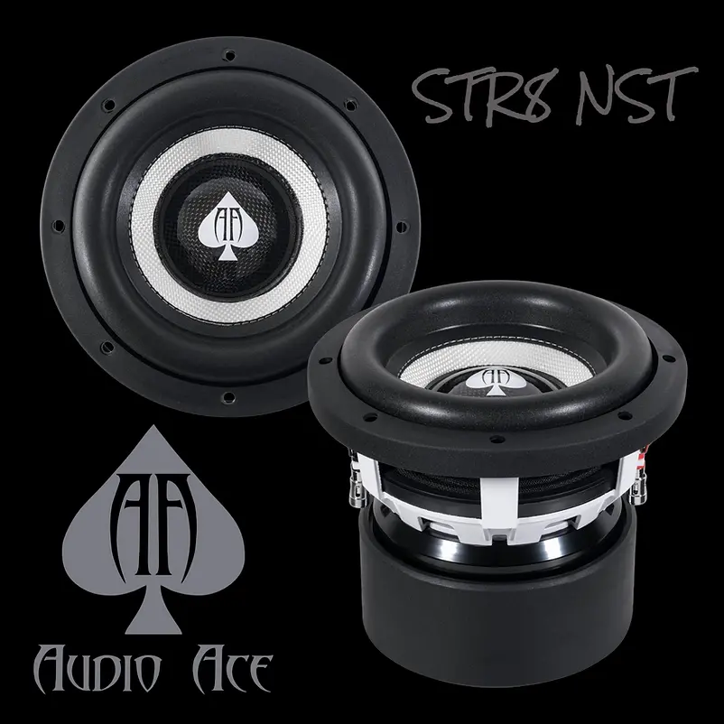 Audio Ace Str8 Nst 8" Dual 2 Ohm Subwoofer 1