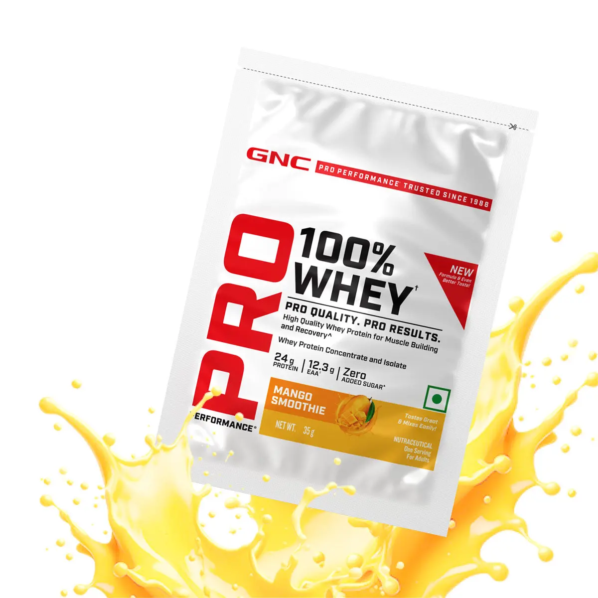 Gnc Pro Performance 100% Whey 35Gm (New Formulation) 4