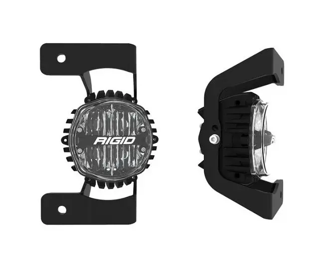 Rigid Industries 3 Pc Steel Bumper Fog Kit For '18-'21 Jeep Jl/Jlu Jt 1