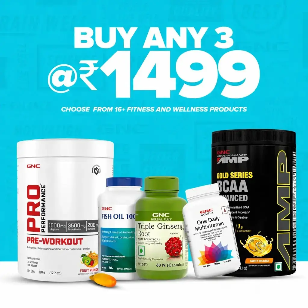 Gnc - Buy 3 For ₹1499 1