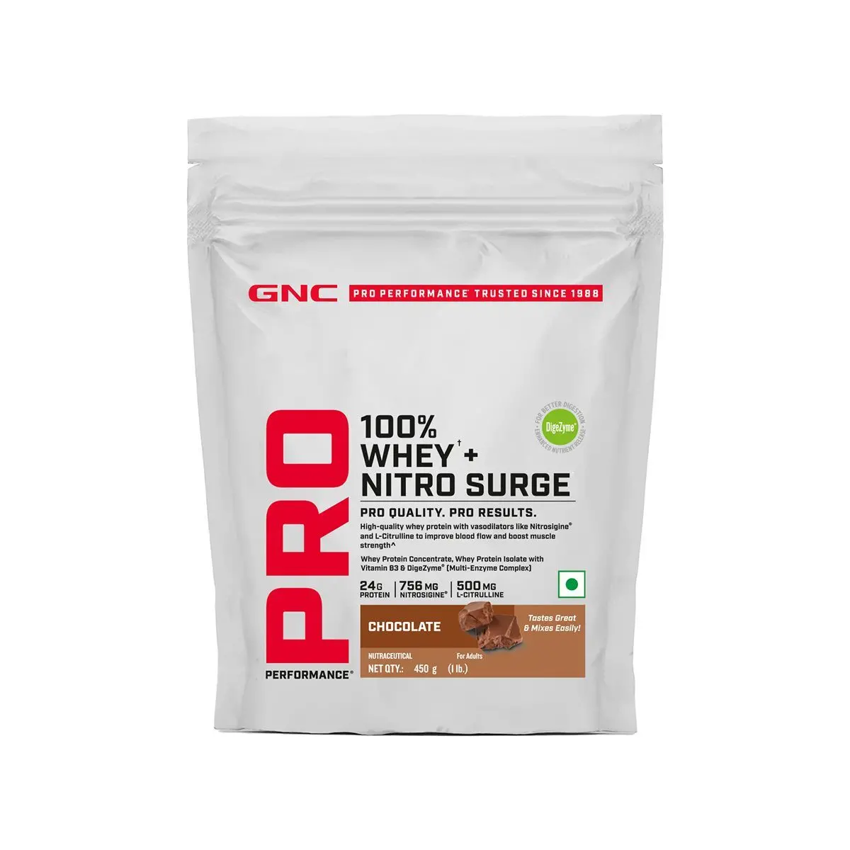 Gnc 100% Whey + Nitro Surge 1