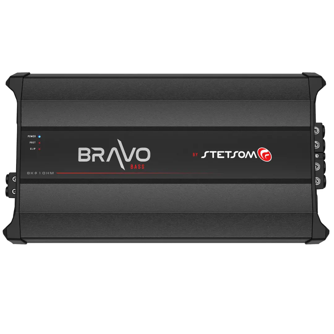 Stetsom Bravo Bass 8K Mono 1-Channel Class D - 8000 Watts Digital Subwoofer Amplifier 1