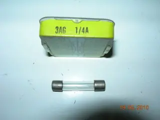 Fuse,  1/4 Amp - 3Ag 1