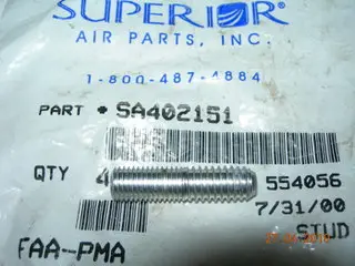 Stud, Exhaust - C0200/300 1