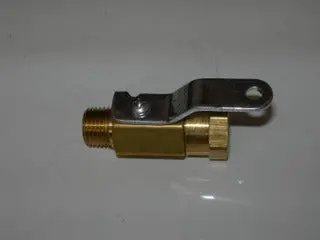Valve, Shutoff - 1/4" Npt Male/Female - 1 1/2" Long - Brass 1