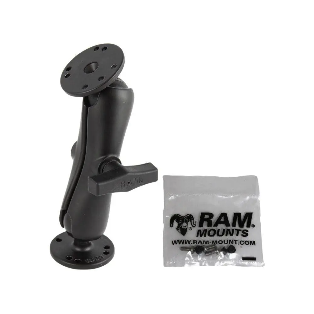 Ram Mount Double Socket Arm F/Garmin Fixed Mount Gps - 1.5" [Ram-101-G2u] 1