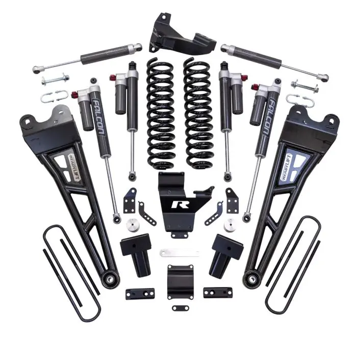 Readylift 4" Lift System Radius Arms Falcon 3.3 For '17-'22 Ford F250 F350 4Wd 1