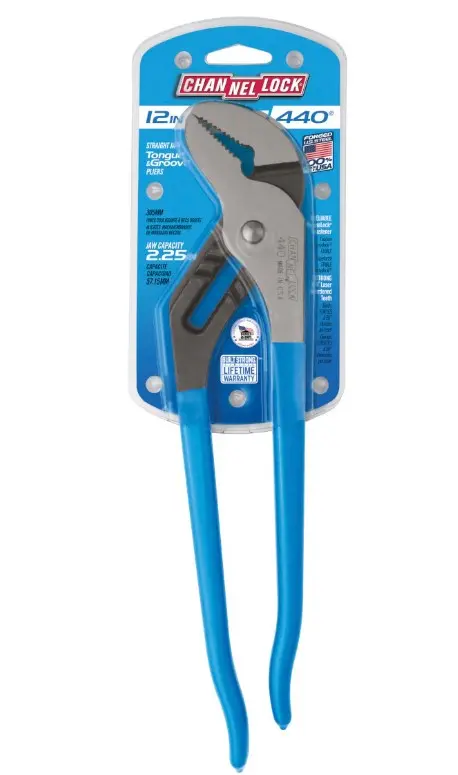 Channellock Tongue & Groove Straight Jaw Pliers 305 Mm 12 "440 1