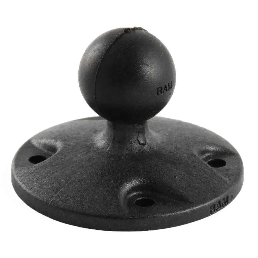 Ram Mount 2.5" Composite Round Base W/1" Ball [Rap-B-202U] 1