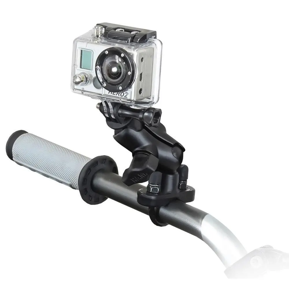 Ram Mount Gopro Hero Short Arm Handlebar Rail Mount [Ram-B-149Z-A-Gop1u] 1
