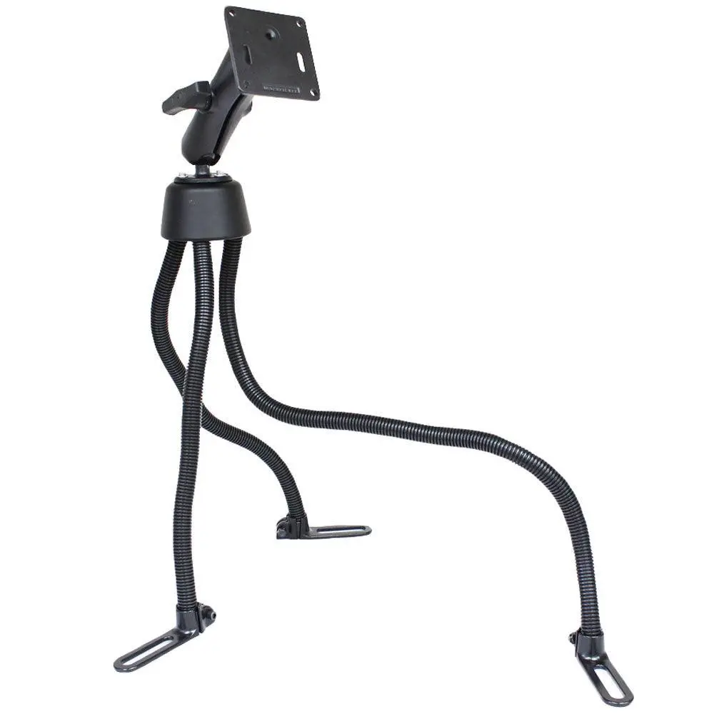 Ram Mount Pod Iii Universal No-Drill Mount W/Double Socket Arm, 2.5" Round Base & 3.625" Square Base [Ram-316-3-2461U] 1