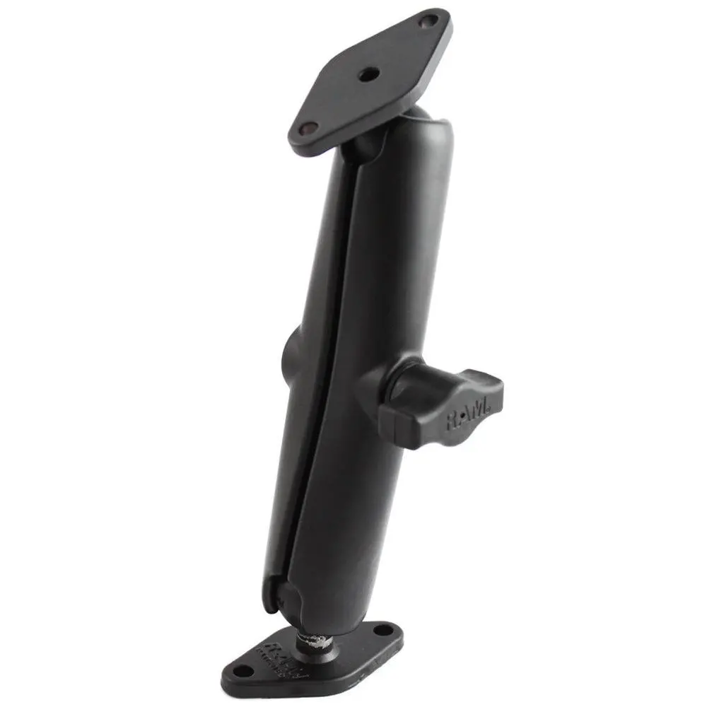 Ram Mount 1" Diameter Ball Mount W/Long Arm & 2 Diamond Bases [Ram-B-102U-C] 1