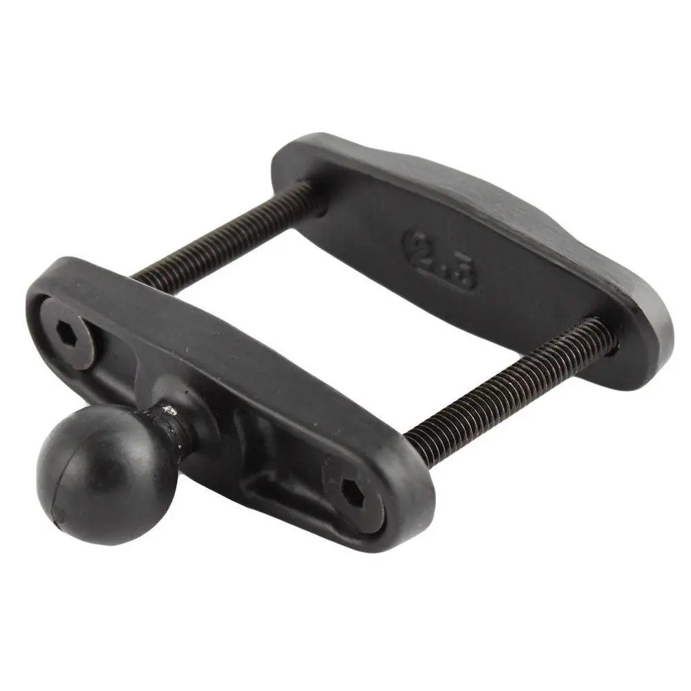 Ram Mount 2.5" Max Width Square Rail Base W/1" Diameter Ball [Ram-B-247U-25] 1