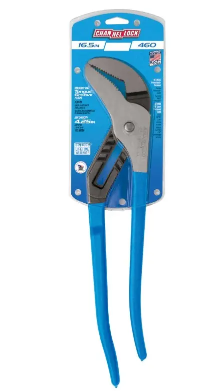 Channellock Tongue & Groove Straight Jaw Pliers 419Mm 16.5 " 460 1