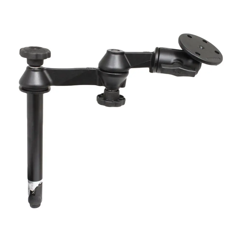 Ram Mount Double Swing Arm W/8" Male Tele-Pole - 3.68" Base [Ram-Vp-Sw1-8-240] 1