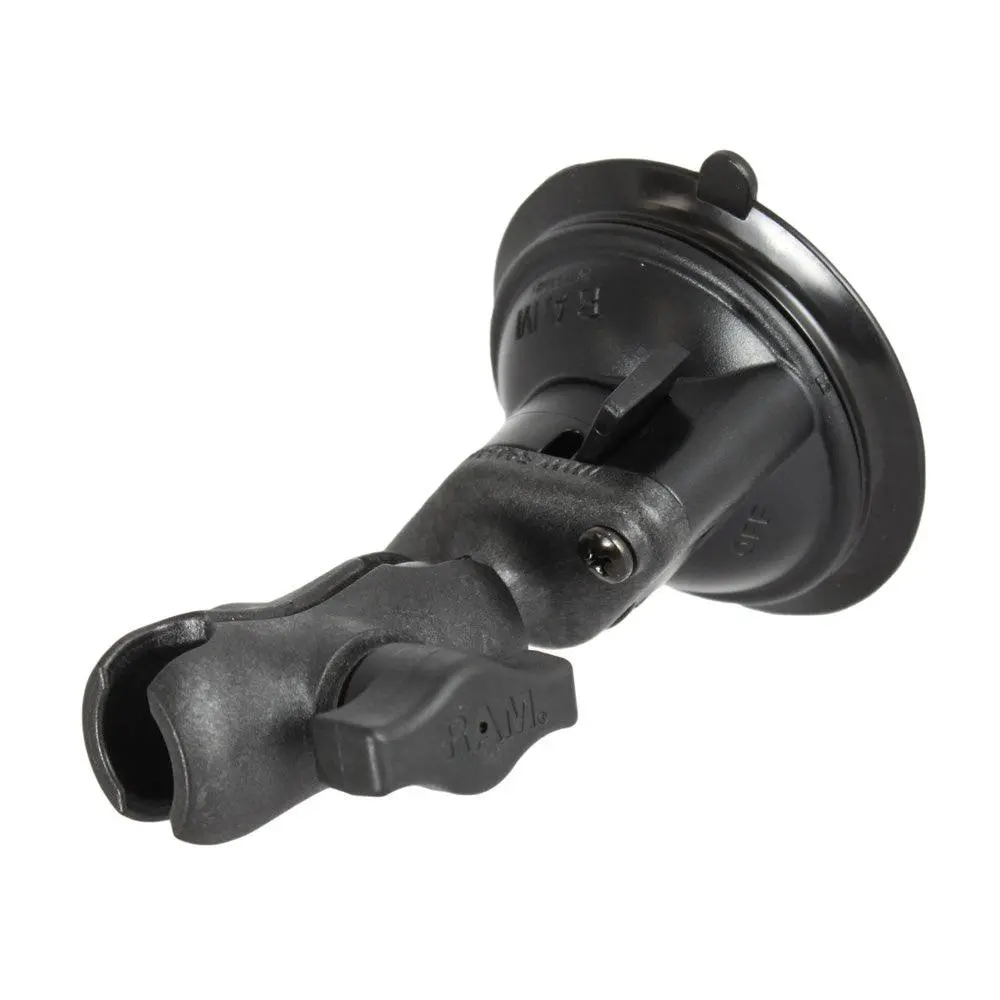 Ram Mount Composite Twist Lock Suction Cup Mount - Short Arm [Rap-B-166-A-Du1] 1