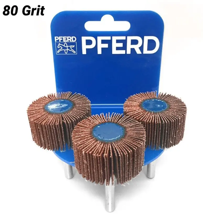 Pferd Fan Grinder 3-Pack 40 X 20Mm F4020  Aluminium Oxide 80 Grit 47800134 1