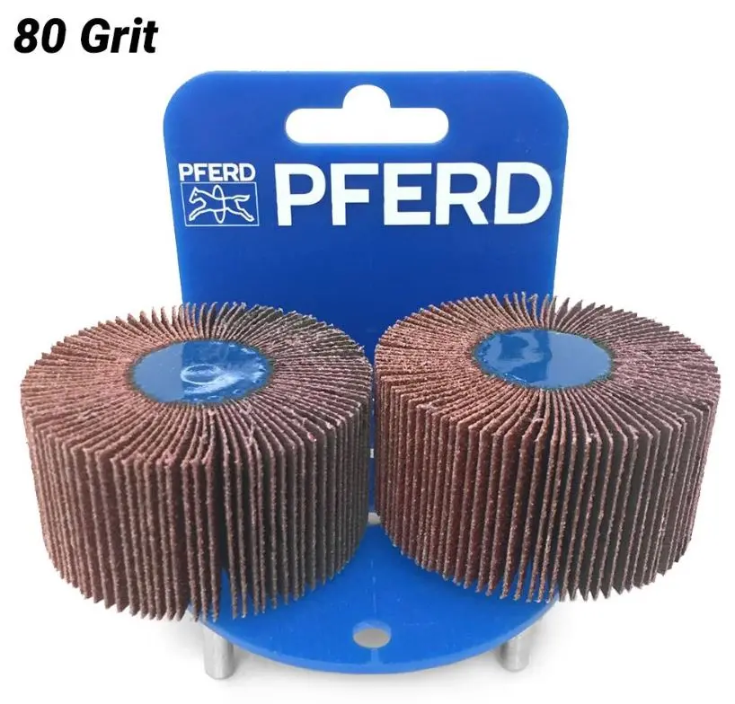 Pferd Fan Grinder 2 Pack 60 X 30Mm  F6030 Aluminium Oxide 80 Grit 47800138 1
