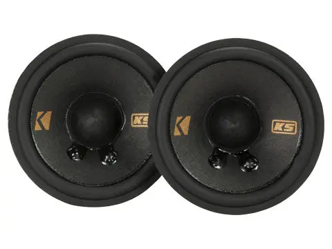 Kicker 51Ksc2704 2.75" 50W 4-Ohm Coaxial Mid-Range Speakers  W/ Tweeters Ksc270 1