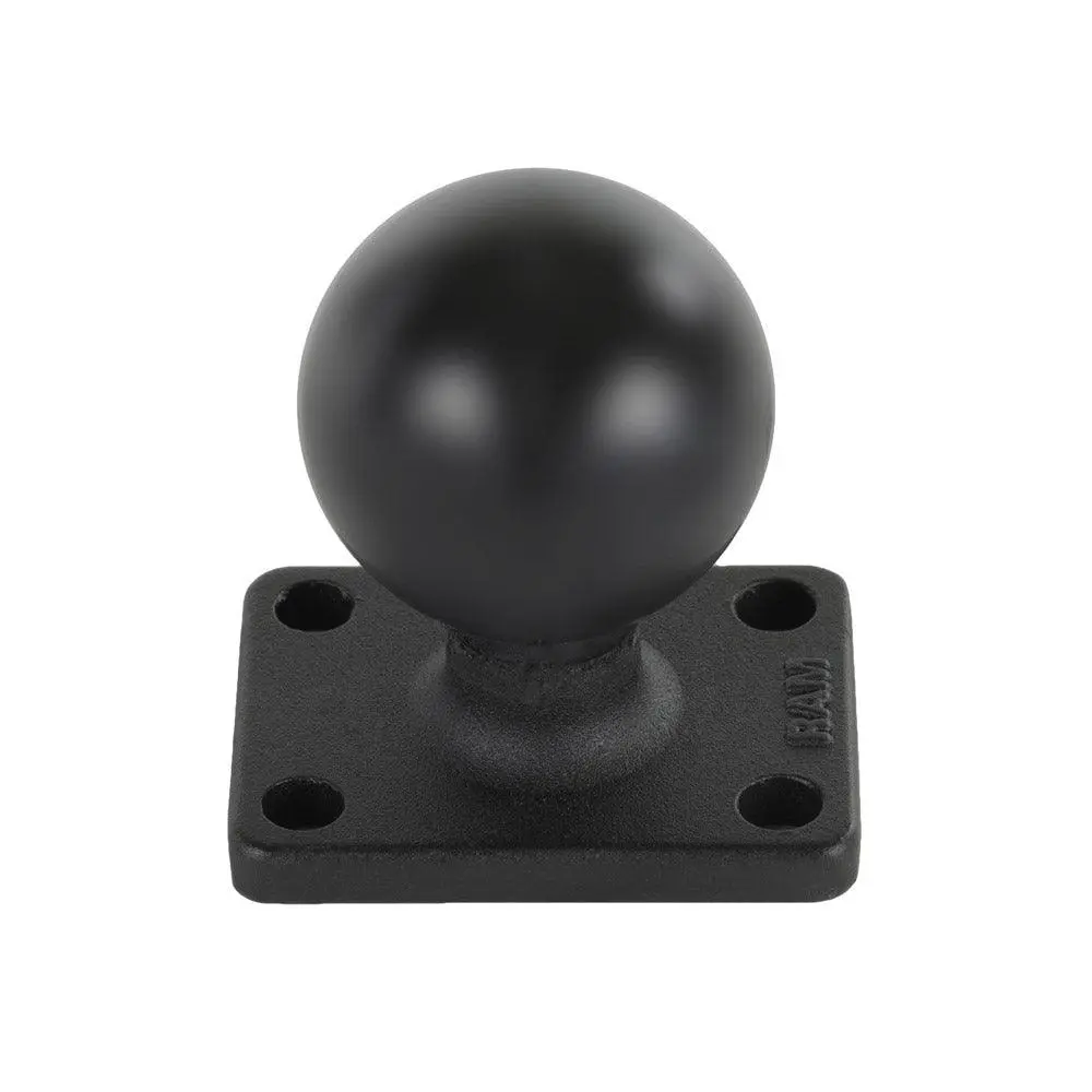 Ram Mount 1.5" X 2" Rectangle Base W/1.5" Ball [Ram-202U-152] 1