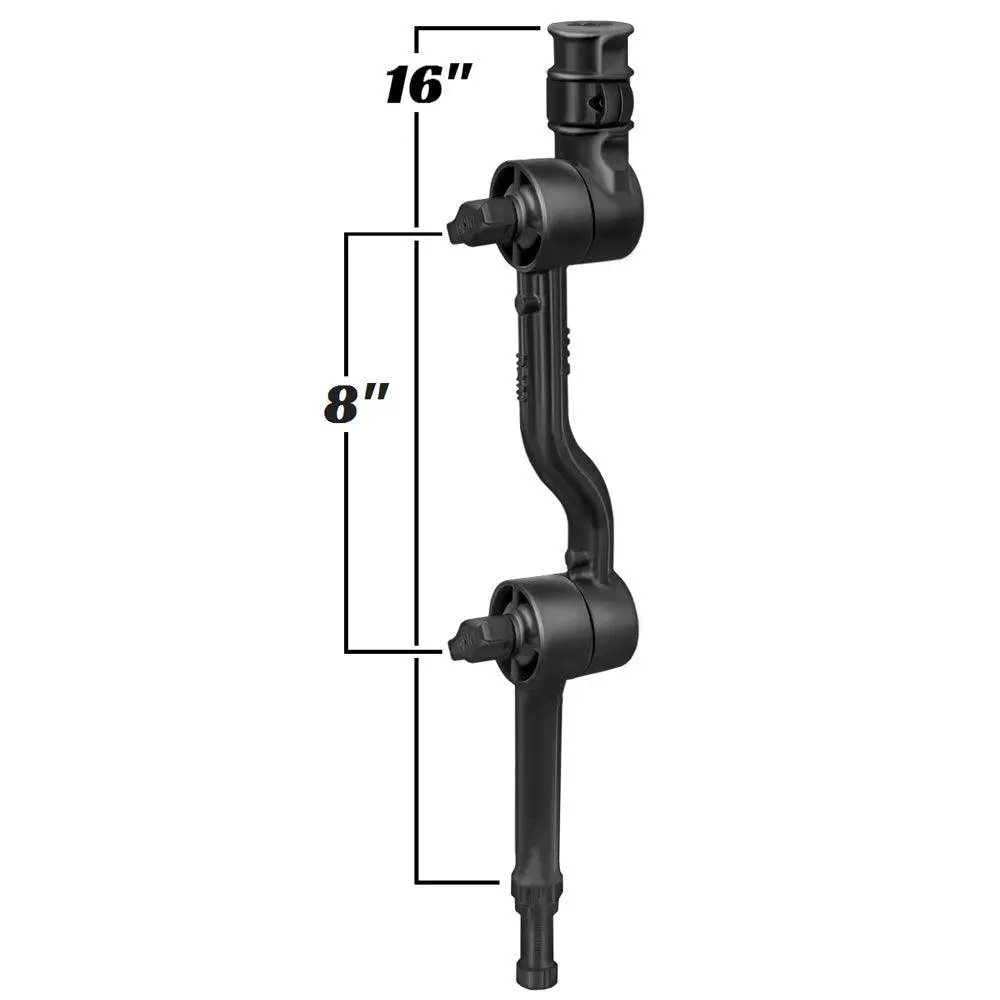 Ram Mount Adjustable Adapt-A-Post 16" Extension Arm [Rap-114-Apb3u] 1