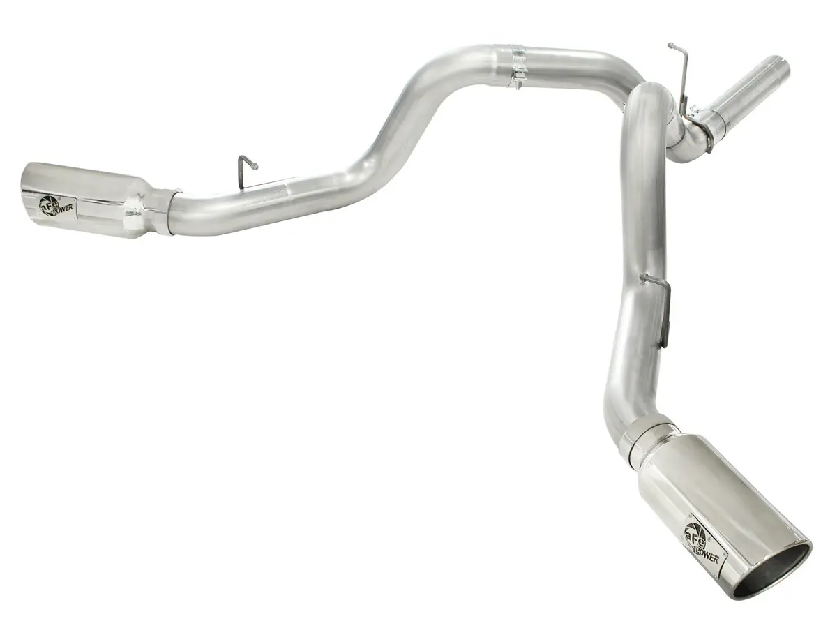 Afe 4" Dual Dpf-Back Exhaust System For 2011-2016 Gm 6.6L Duramax 4