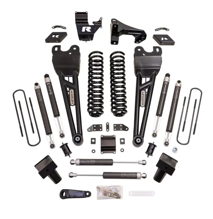 Readylift 6" Lift System Radius Arms Falcon Shock For '23-'26 Ford F250 F350 4Wd 1