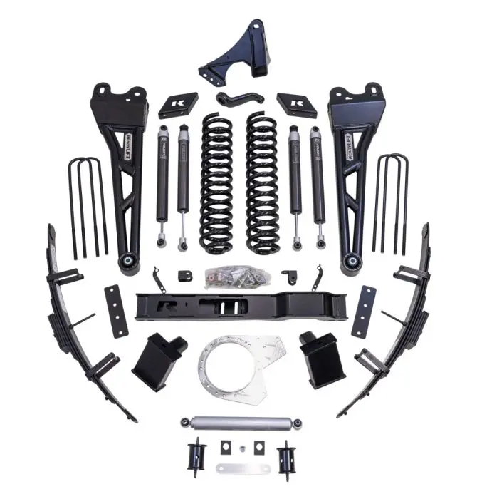 Readylift 8.5" Lift Radius Arms Falcons Shocks For '17-'22 Ford F250 F350 4Wd 1