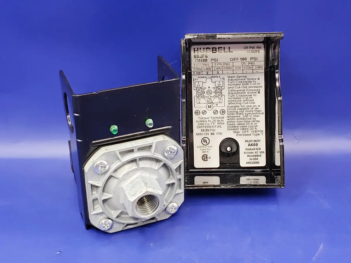 69Mb680100: Switch-Pressure 80-100 W/O Unloader 1