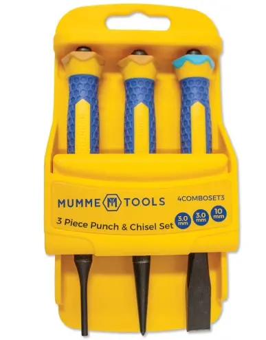 Mumme Combination Punch & Chisel Set Of 3 4Comboset3 1