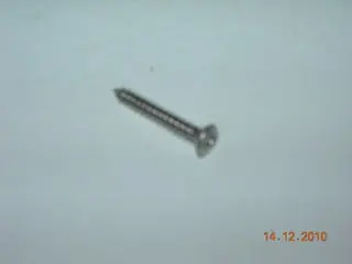 Screw, Sheet - Non Structural - Countersunk - Oval Head - #4 - 3/4" Ol - Pointed - Stainless 1