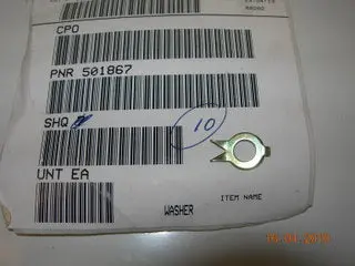 Washer, Tab - Locking - .260" Id 1