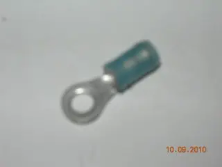 Terminal, Ring - 16-14 Awg - #8 Stud - Blue Nylon Insulated 1