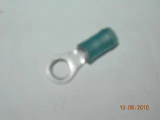 Terminal, Ring - 16-14 Awg - #10 Stud - Blue Nylon Insulated 1