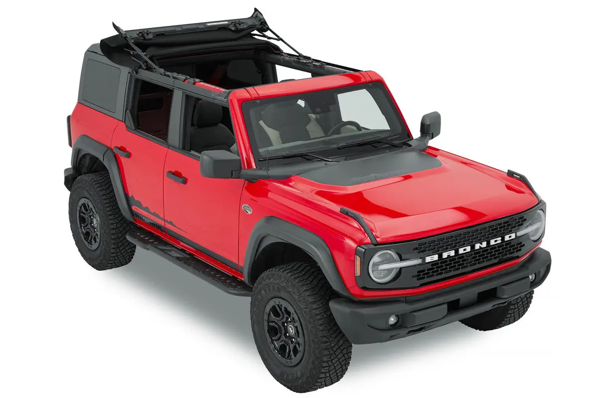 Bestop Skyrider Retractable Top For Hardtop ( Black Twill ) For '21-'24 Ford Bronco 4 Door 52462-17 1