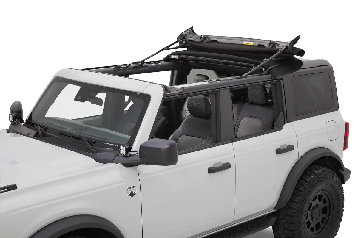 Bestop Skyrider Retractable Top For Hardtop ( Black Diamond ) For '21-'24 Ford Bronco 4 Door 52462-35 1