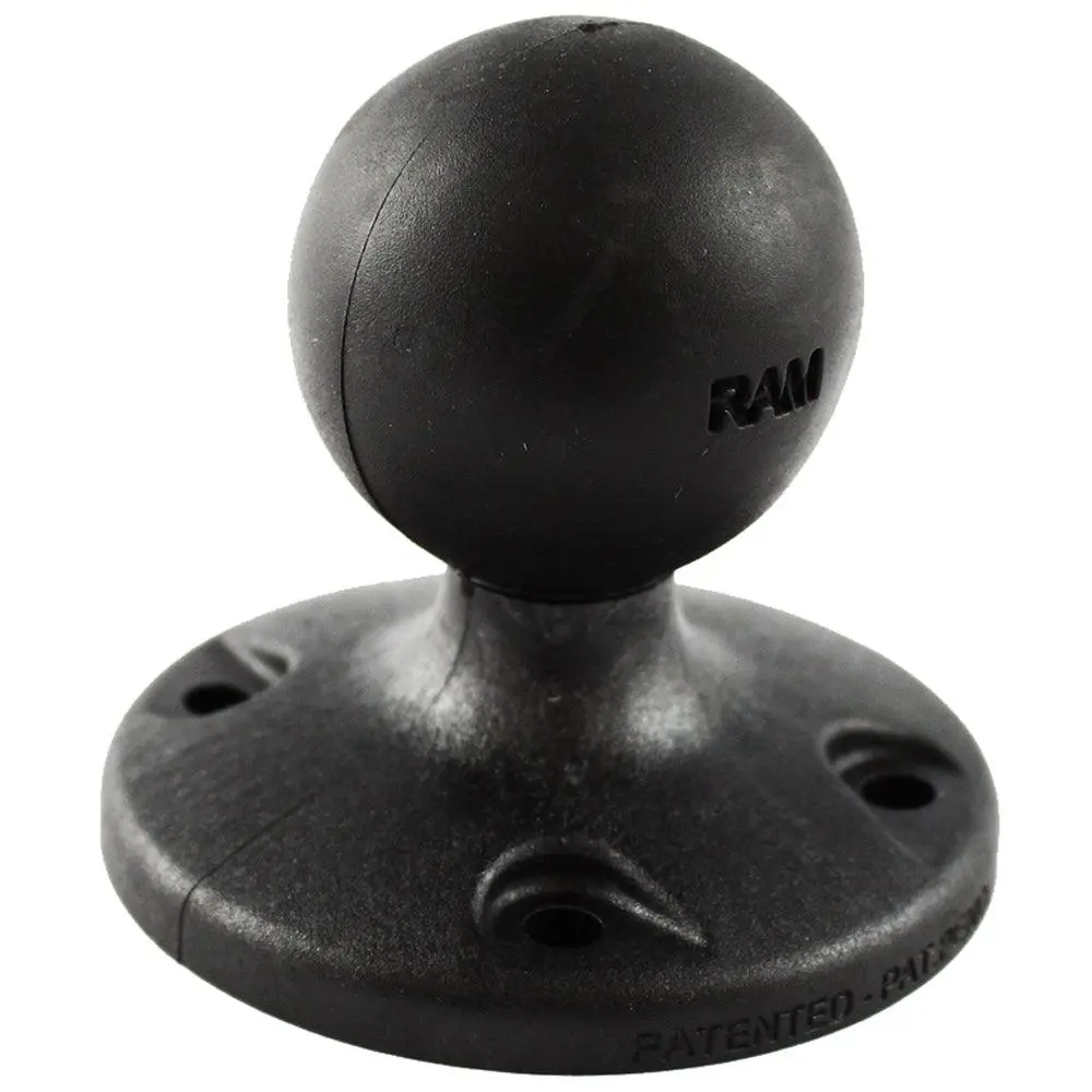 Ram Mount 2.5" Composite Round Base W/Amps Hole Pattern & 1.5" Ball [Rap-202U] 1