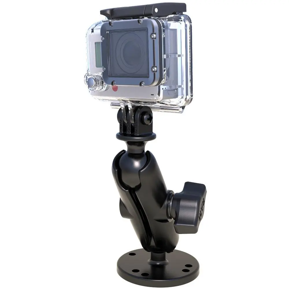 Ram Mount 1" Ball Mount W/Custom Gopro Hero Adapter [Ram-B-138-Gop1u] 1