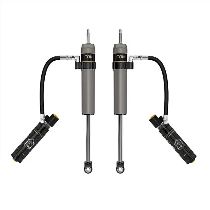 Icon Vehicle Dynamics 0-1.5" Lift Vs 2.5 Aluminum Series Rear Remote Reservoir Shock Absorbers W/ Cdev For '22-'26 Toyota Tundra 1