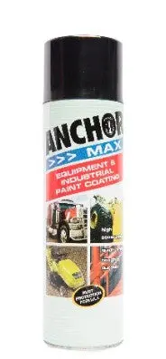 Anchormax Gloss Black Spray Can Paint 400Gm 58409 1