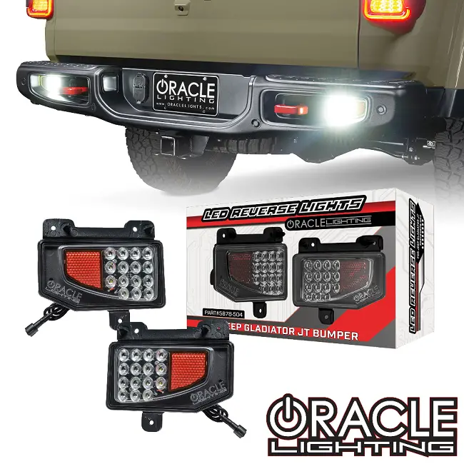 Oracle Lighting Rear Bumper Led Reverse Lights Kit For '20-Up Jeep Gladiator Jt 1