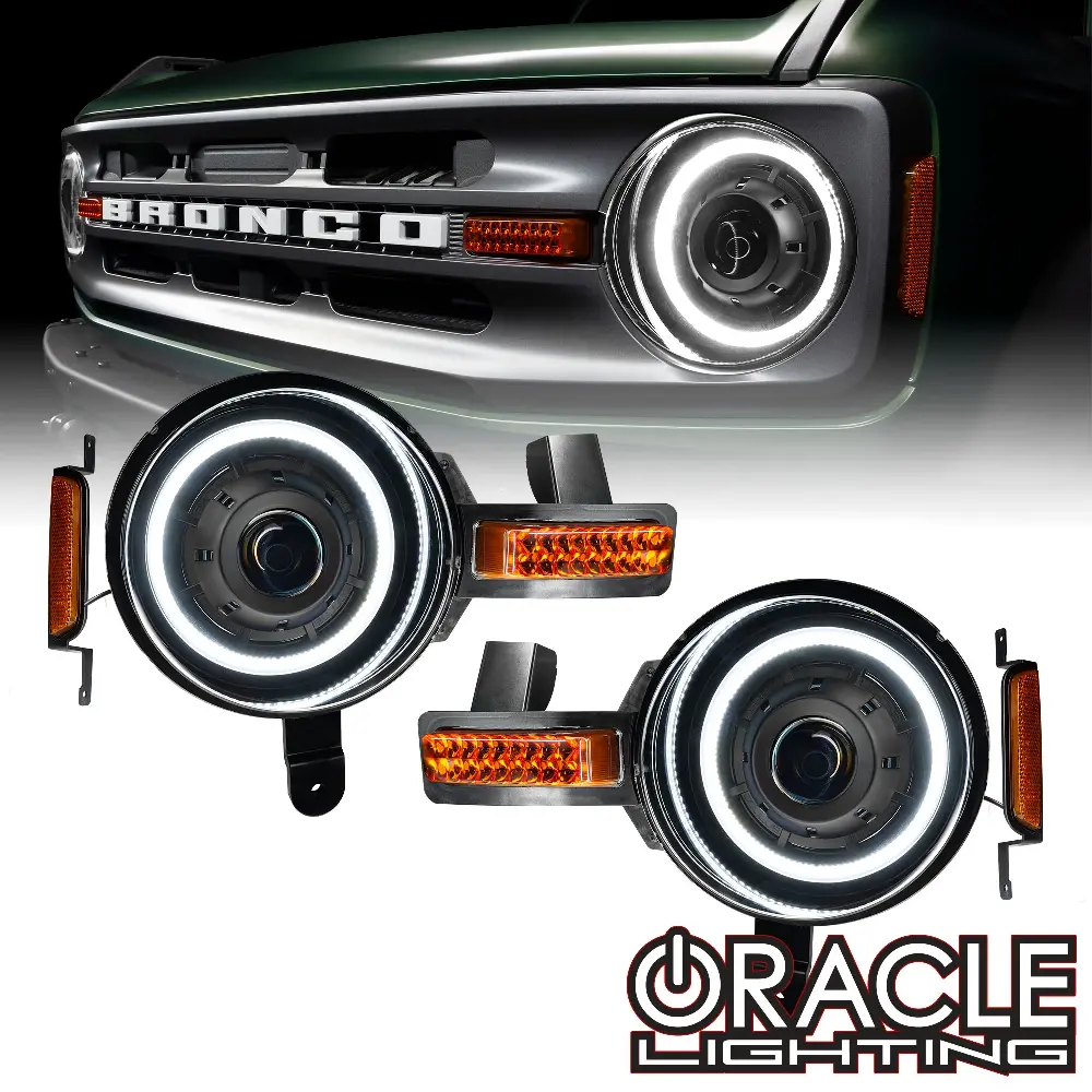 Oracle Lighting Oculus™ Bi-Led Projector Headlights - For '21-'24 Ford Bronco 1