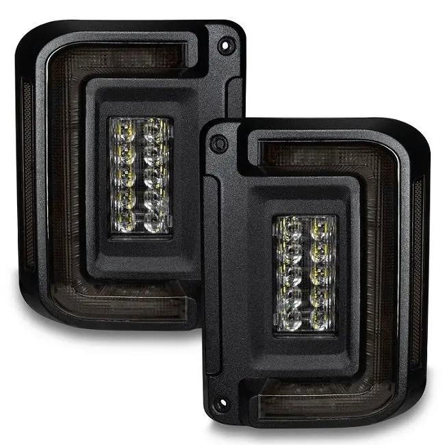 Oracle Lighting Flush Mount Led Tail Lights (Tinted Lens) For '07-'18 Jeep Wrangler Jk / Jku 1