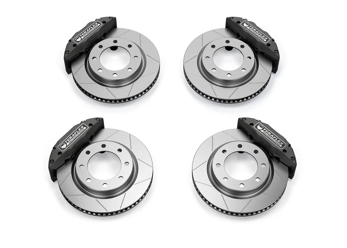 Teraflex Delta Brake Kit Front & Rear 8X6.5” Bolt Pattern For '07-'24 Jeep Wrangler Jk / Jl 1
