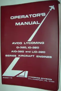 Manual, Lycoming - 320 Series - Operator's 1