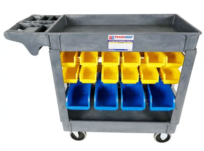 Tqb Workshop Trolley 32 Parts Bins 6046 1